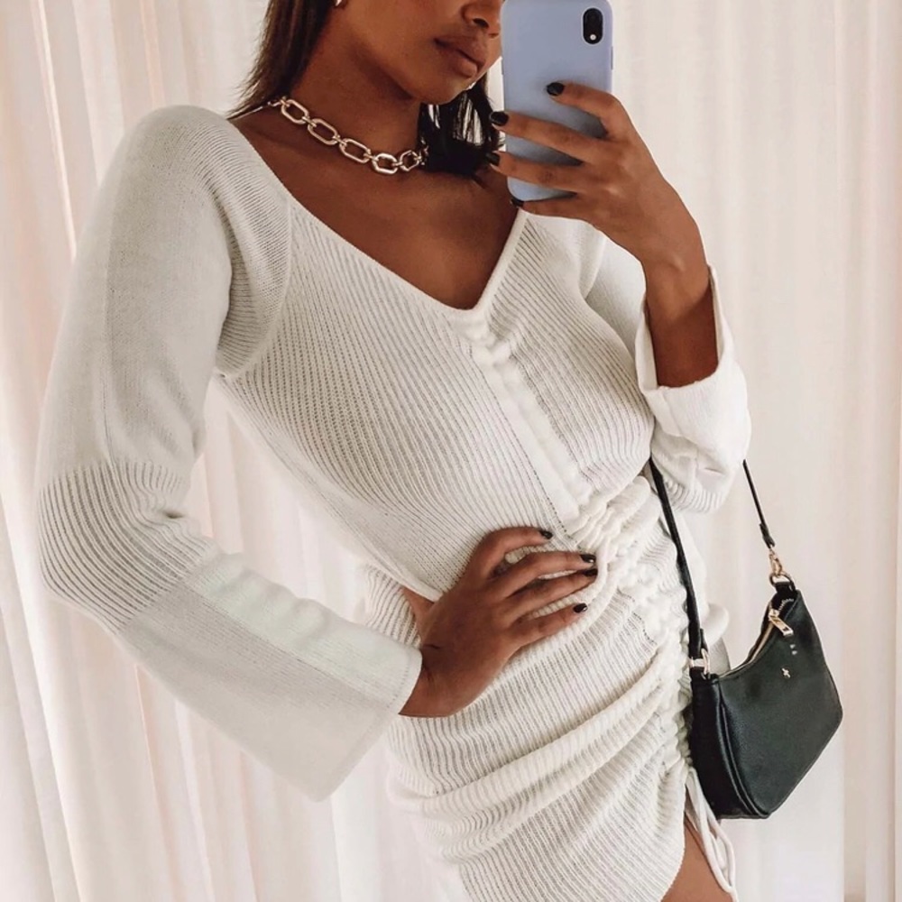 Princess Polly Gillian Mini Dress Off White